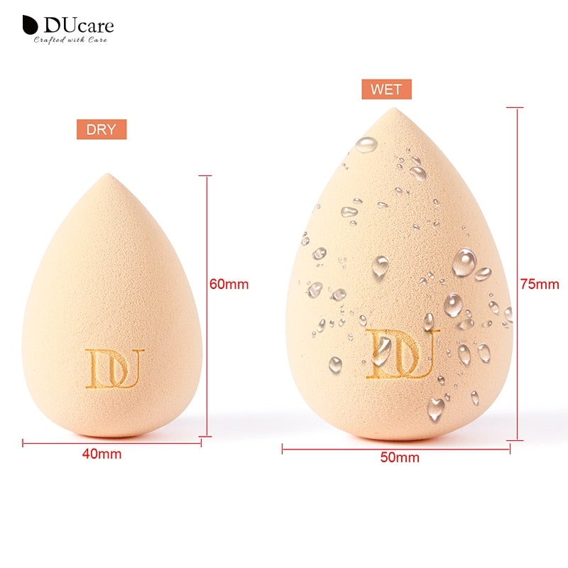 DUcare 1PC Makeup Foundation Sponge Cosmetic Puff Beauty Egg Blending Foundation Smooth Sponge Water Drop Shape Makeup Tools