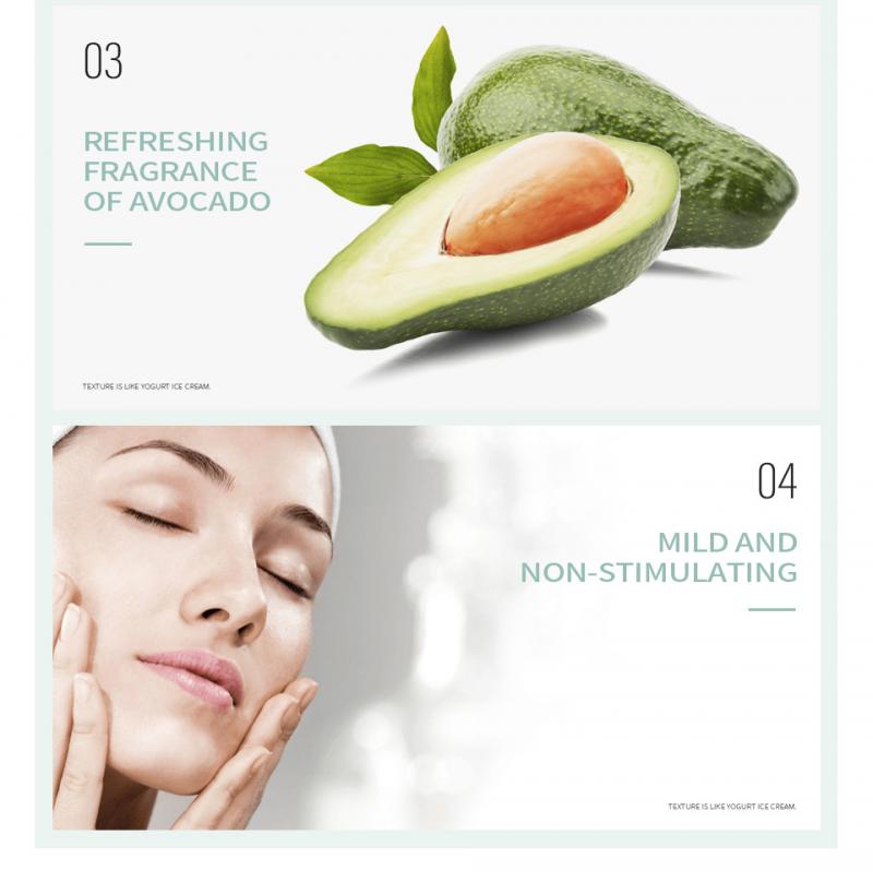 Avocado Face Cream Collagen Anti-Wrinkle Whitening Facial Cream Hyaluronic Acid Moisturizing Anti-aging Serum Skin Care TSLM1