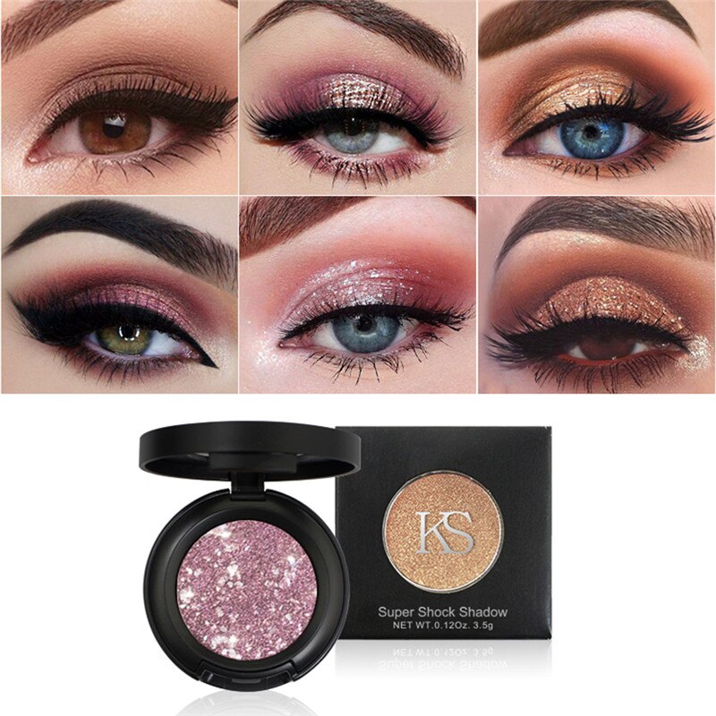 Eye Shadow Powder Cream Shimmer Highlighter Colorful Glitter Diamond Mermaid Sparkl Eyeshadow Bling Facial Contour High Gloss