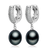 FENASY 925 Sterling Silver Drop Earrings Natural Freshwater Pearl Earrings For Women Handcrafted Fashion Party Wedding Jewelry