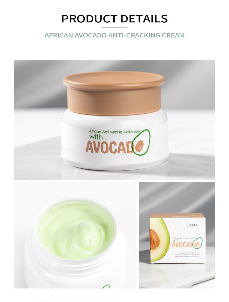 Avocado Face Cream Collagen Anti-Wrinkle Whitening Facial Cream Hyaluronic Acid Moisturizing Anti-aging Serum Skin Care TSLM1