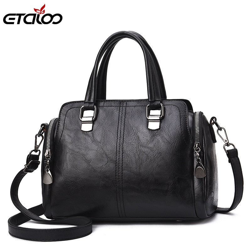 CILMI HARVILL CHHC 2022 women's classic handbag retro design fashion trend leather material high-quality metal zipper