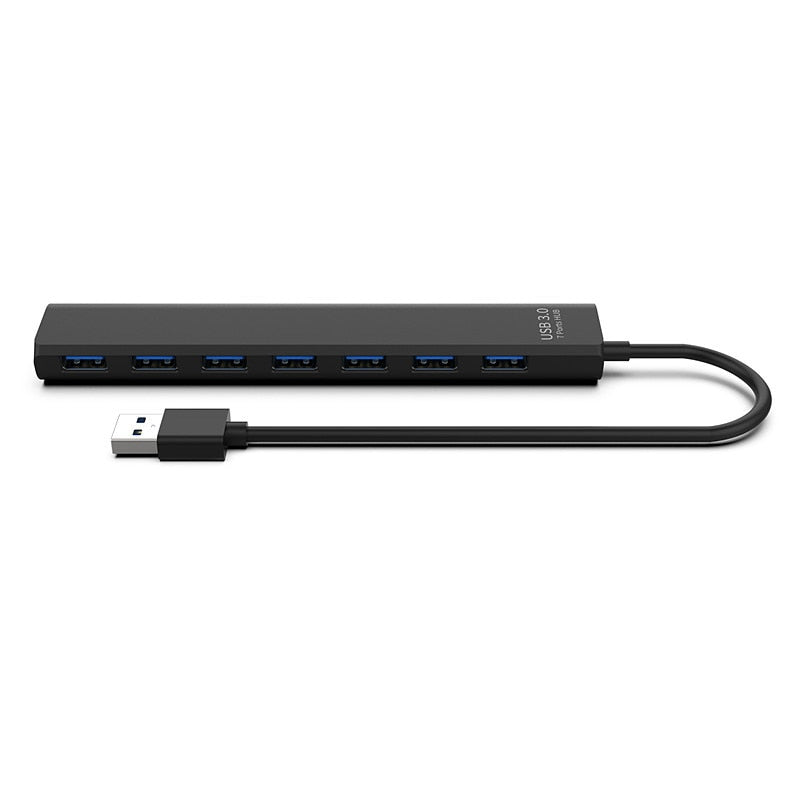 usb hub 3.0 powered High Speed 7 Port Expander Adapter USB port Hub For laptop computer accessories 5G Mbps Multi USB Splitter