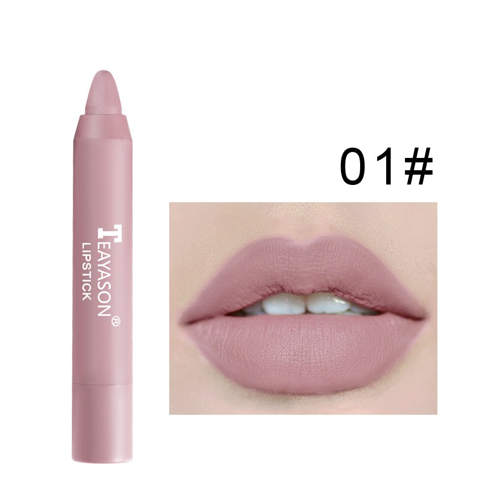 12 color velvet matte lipstick pen waterproof long-lasting sexy red lip stick stick cup makeup lip gloss pen cosmetics