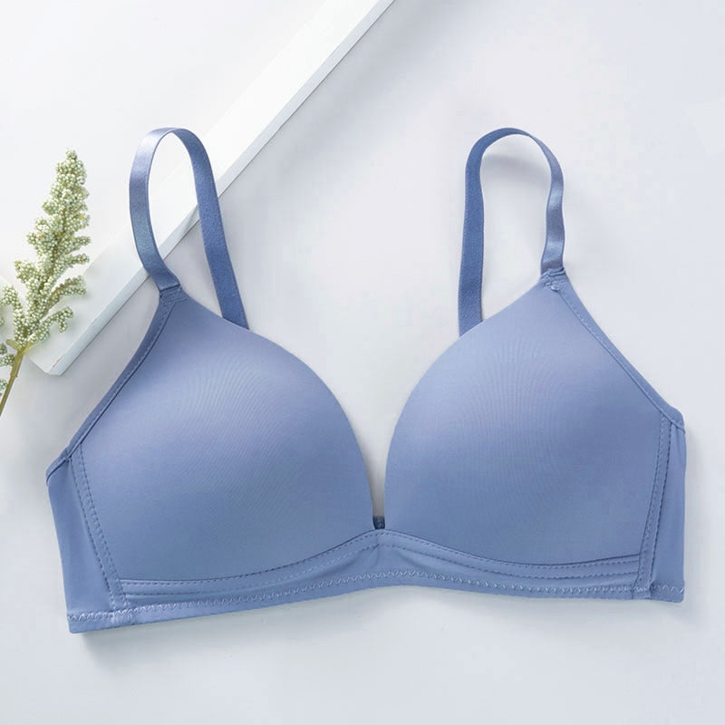 Women Bra Soft Wireless Women Sexy Lingerie Fashion Seamless Comfortable Bralette Female A B Cup Colorful Push Up Bras