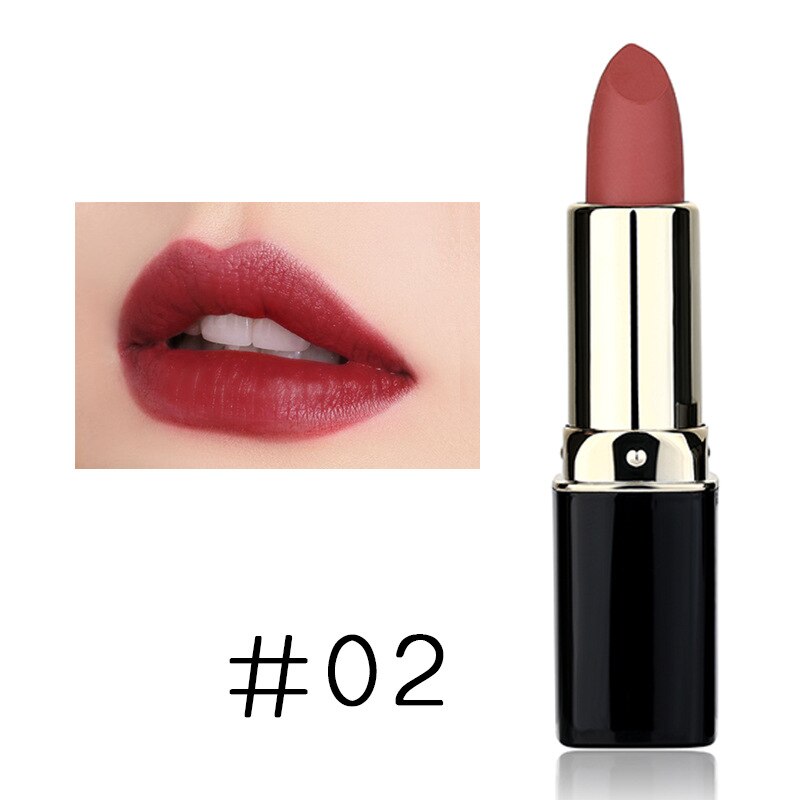 Profession Makeup Matte Lipstick Lip Glaze Waterproof Long Lasting Lips Gloss Sexy Red Lip Makeup Lipsticks Not Easy To Lip Balm