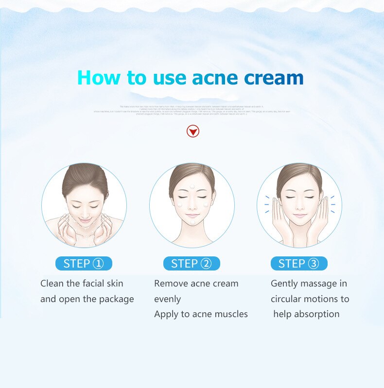 30g Acne Treatment Blackhead Removal Anti Acne Cream Oil Control Shrink Pores Acne Scar Remove Face Care Whitening TSLM1