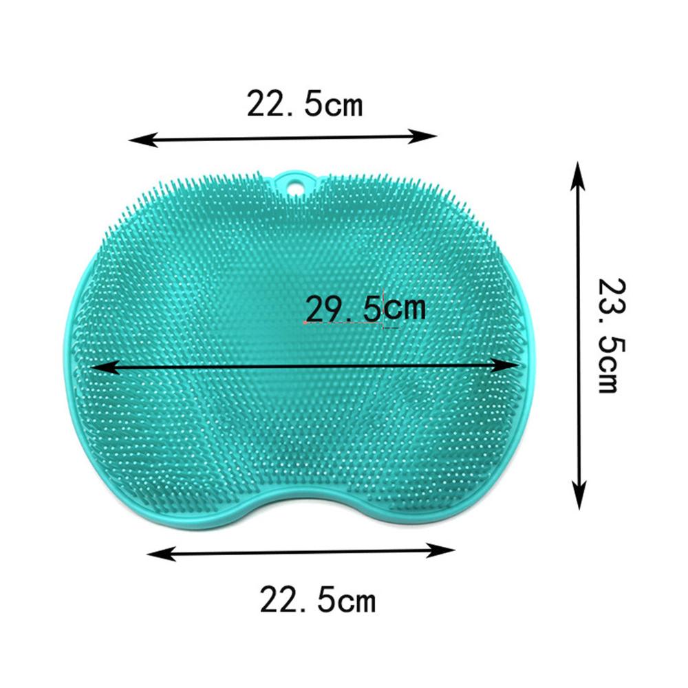 Foot Washing Brush Silicone Bath Foot Massage Pad Mat Shower Massage Bathroom Non-slip Bath Mat Anti Skid Pad for foot wash