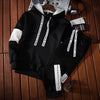 Men's Sweatshirt Sets Pullover+Trousers Tracksuit 2 Piece Pant Plain Streetwear Boy Hoodies Joggers Suit Male Clothing Promotion