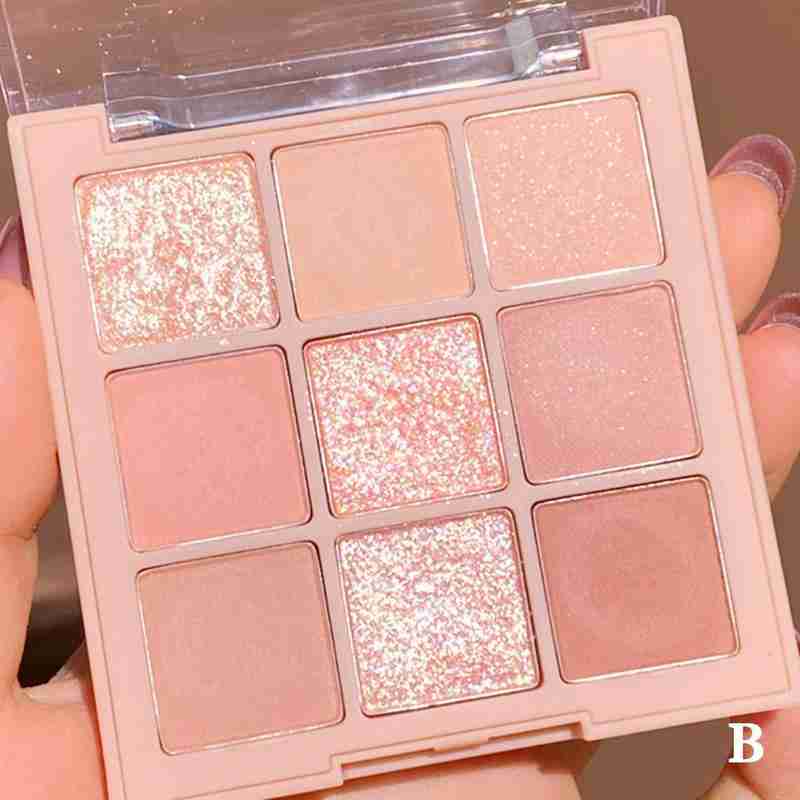 9 Colors Matte Nude Palette Shimmer And Shine Eyeshadow Palette Charming Eyeshadow Palette Shiny Matte Eye Pigment