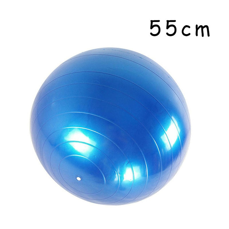 PVC Fitness Balls Yoga Ball Thickened Explosion-proof Exercise Home Gym Pilates Equipment Balance Ball 45cm/55cm/65cm/75cm/85cm