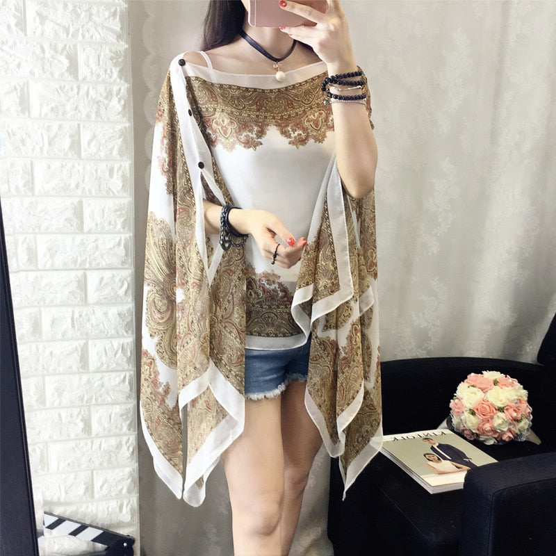 Woman Fashion Beach Dress Blouses Sun Protection Cardigan 2020 Summer Beach Holiday Cardigan Women Long Blouses Tops