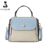 FOXER Women's Shoulder Bags Crossbody Handbags Fashion Cross Body Purse Large Capacity Chic Totes Ladies Medium Messenger Bag