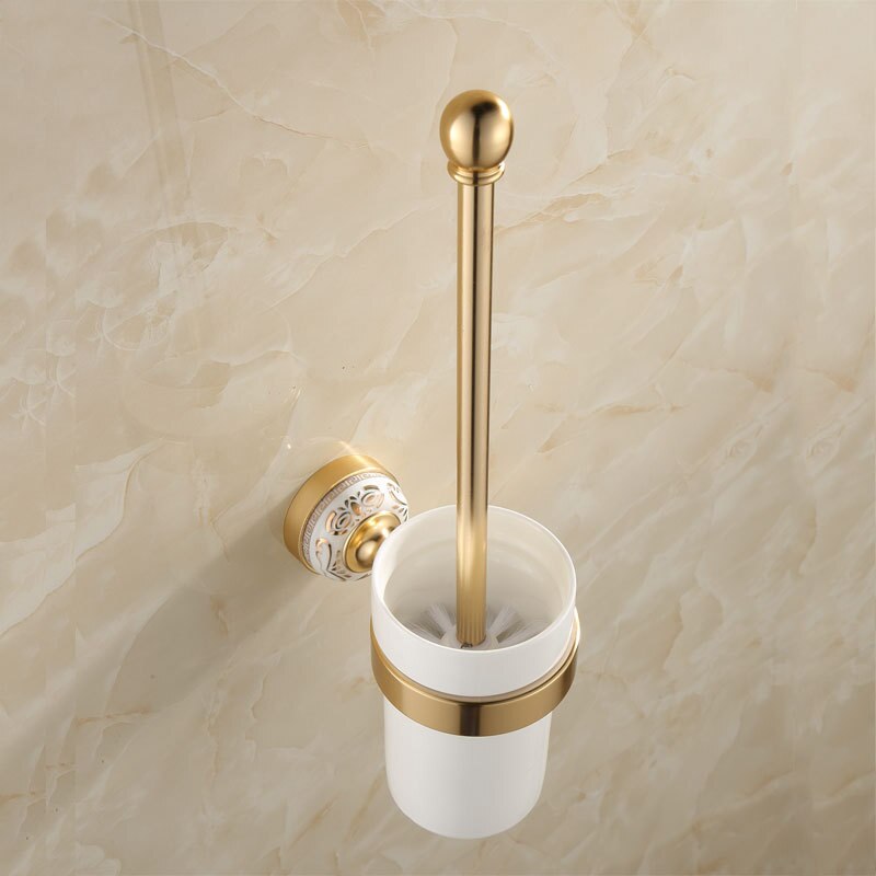 Bathroom Hardware Set Gold Towel Rack Paper Holder Towel Bar Corner Shelf Toilet Brush holder Robe Hook Bathroom Accessories