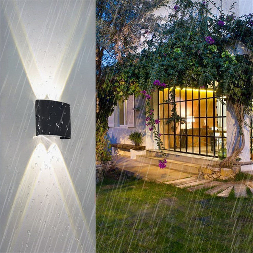 LED Wall Light Outdoor Waterproof Modern Nordic Style Indoor Wall Lamps Living Room Porch Garden Lamp 2W 4W 6W 8W 12W NR-69