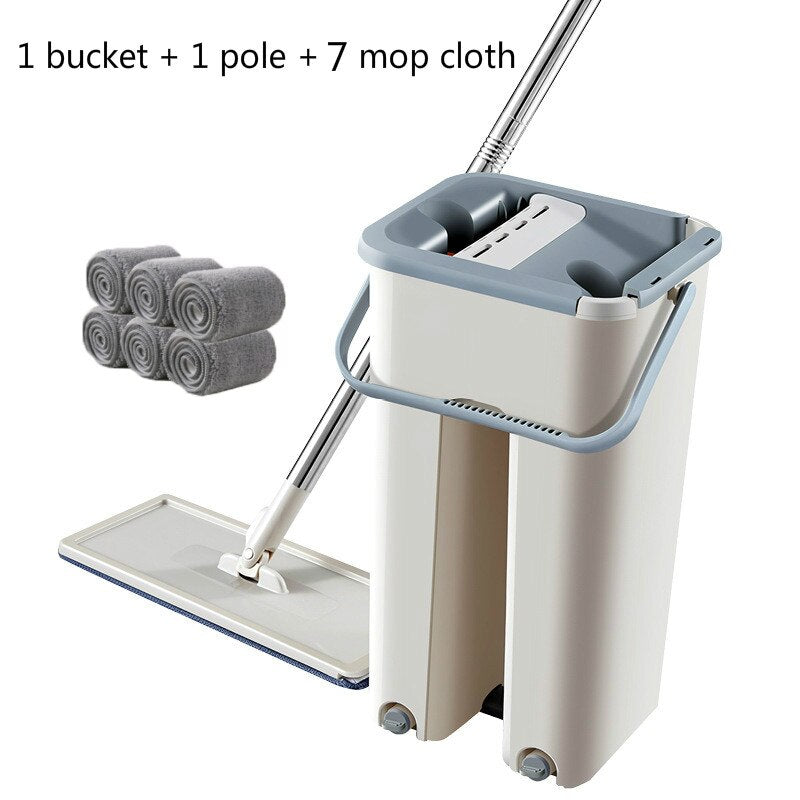 Squeeze Mops Bucket Wring Cleaning for Wash Floor Up Lightning Offers Practical Home Wiper Kitchen Window Dry Wet I Use Smart