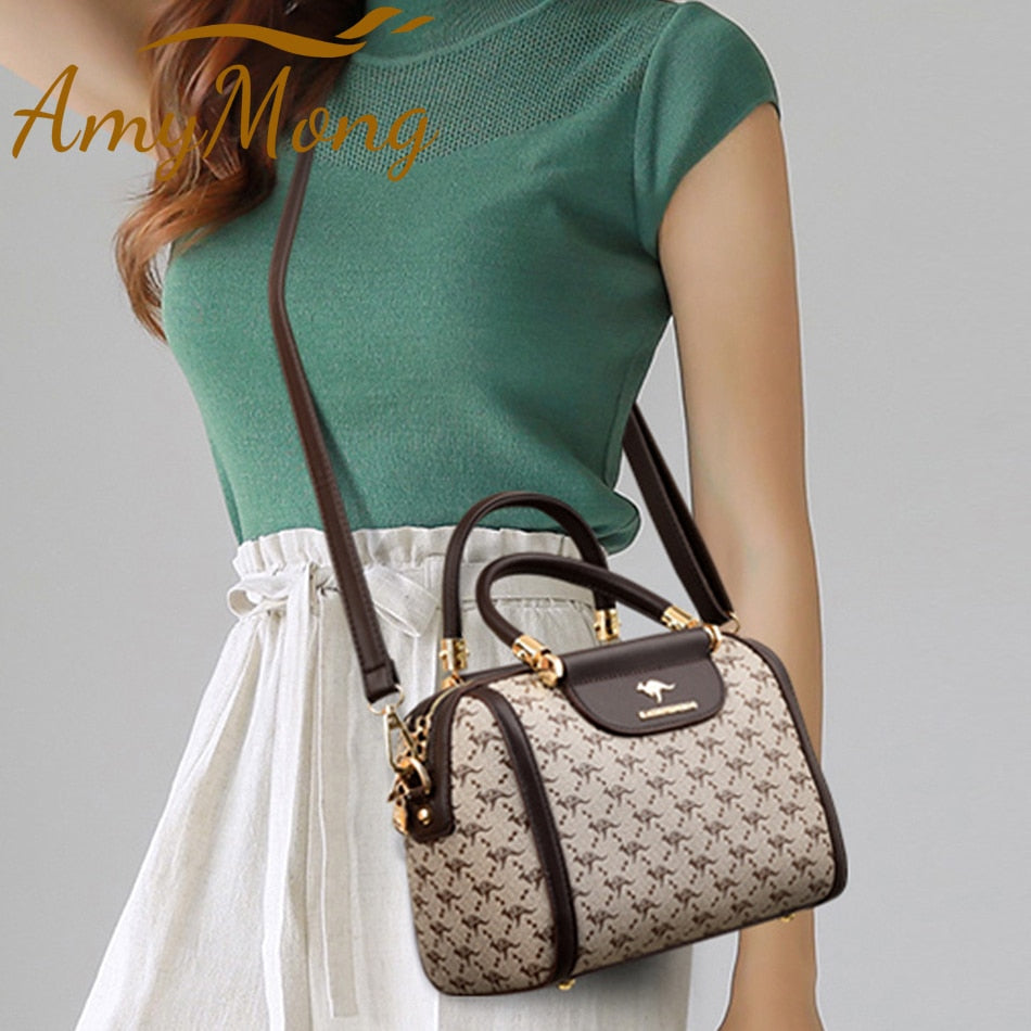 Luxury Designer Handbags Purses Women Fashion Shoulder Messenger Croosbody Tote Boston Bags High Quality Leather Top-handle Sac