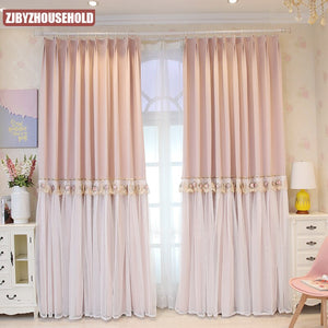 Curtain 2020 New Full Blackout Bedroom Heat Insulation Sunscreen Simple Modern Hook Little Girl Room Princess Style Curtains