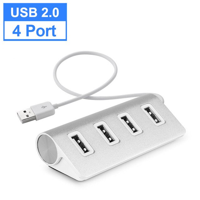 USB 3.0 HUB Multi 4 Port With 5Gbps High Speed Power Adapter Multi USB 3.0 Hub USB Splitter For PC Laptop Computer Accessories