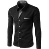 2022 Hot Sale New Fashion Camisa Masculina Long Sleeve Shirt Men Slim fit Design Formal Casual Brand Male Dress Shirt Size M-4XL