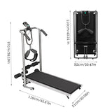 Folding Electric Treadmill Portable Motorized Running Machine for Home Gym Fitness Equipment Mechanical Treadmill Walking Pad