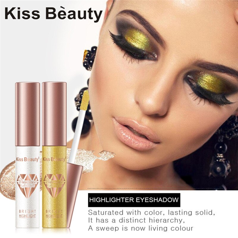 6Color Wholesale Women Liquid Eyeshadow Optional Glitter Eye Shadow Pen Professional Long-lasting Shine Eye Makeup Tool Beginner