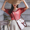 Floral Print Women Handbags Shoulder Bags Set Female Practical Composite Bag 6-Piece Set Designer Brand Bolsa