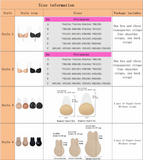 Invisible Bra Push Up Silicone Bra for Wedding Dress Magic Bra with Transparent Straps Backless Bralette Lingerie Top Plus Size