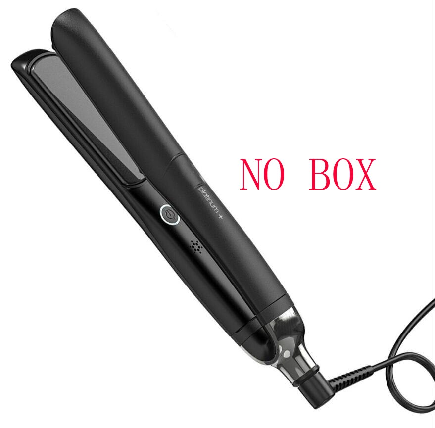 PLATINUM Plus + Hair Straighteners Professional Styler Flat Hair Iron Straightener Hair Styling tool Black/White 110V-240V