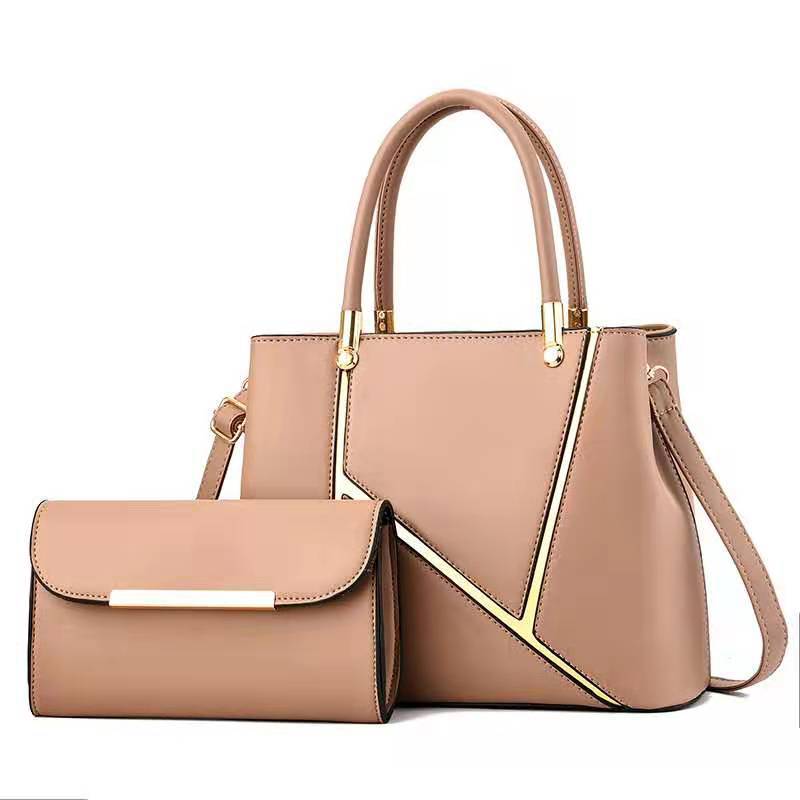 Fashion Stitching pattern PU Leather Shoulder Bags for Women Business Handbags Travel Luxury Hand Bag Female Large Shoulder Bag