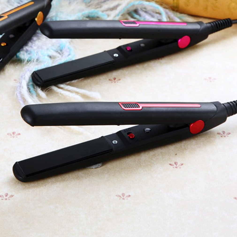 Electronic Hair Straightener Portable Mini Hair Flat Iron Ceramic Fast Straightening Irons Professional Hair Styling Tool