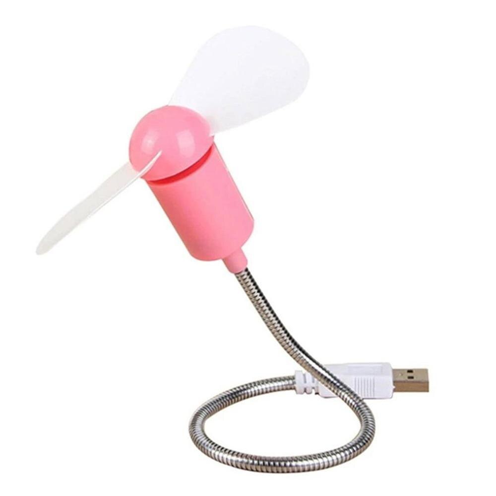 Mini USB Fan Ventilator Gadgets Bendable Freely Mini Soft Leaf Snake Silent Fan For Labtop