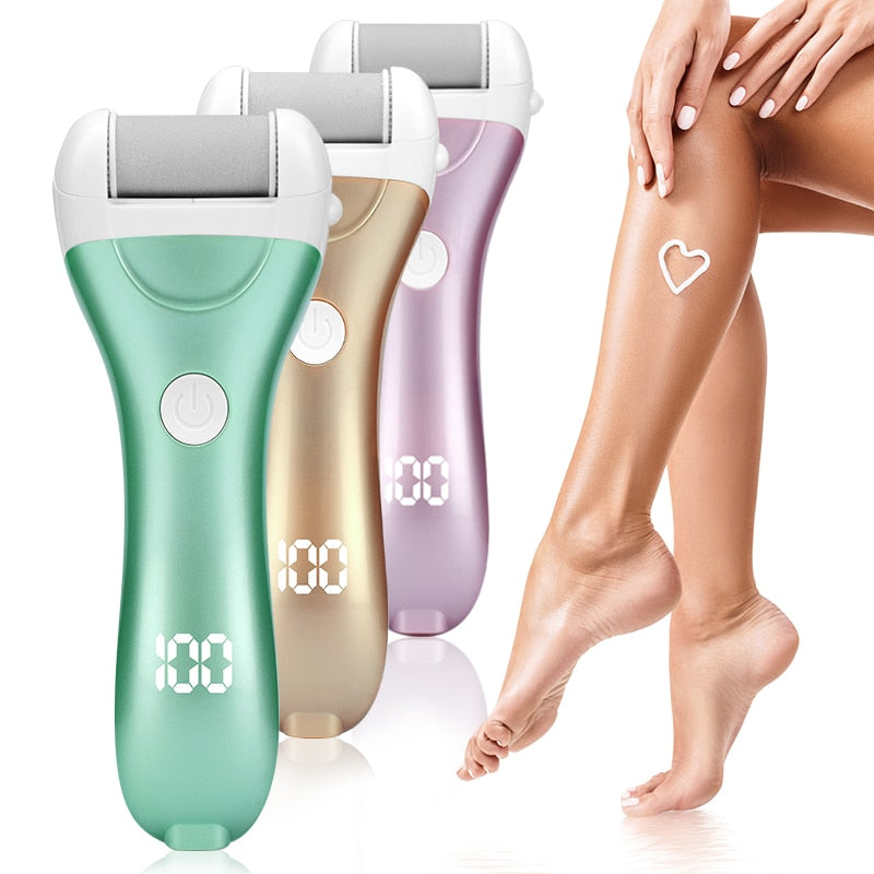 Waterproof USB Rechargeable Electric Pedicure Tools Foot Care Machine Callus Remover Dead Skin Remover Foot File Heel Cleaner