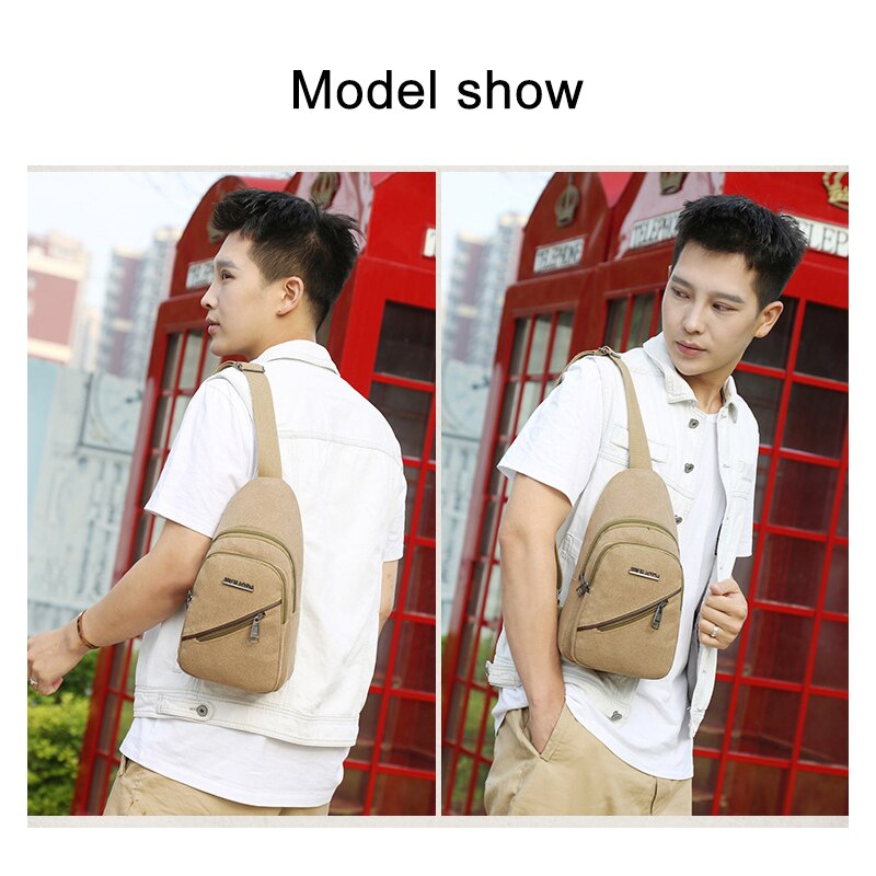 YoReAi Men's Bag Sling Computer Phone Pack Canvas Sports Pouch Crossbody Handbags For 2021 Fashion Messenger Bags Cool Packs