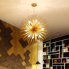 Nordic LED Dandelion Chandeliers Lighting Aluminum Spark Ball Bar iron Pendant Lamp for Living Room Restaurant Home Decor 2021
