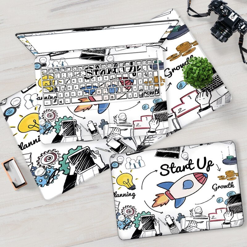 New laptop sticker vinyl stickers PVC Waterproof for dell xps 14 macbook pro13 skin hp Lenovo asus laptop skin labtop decal