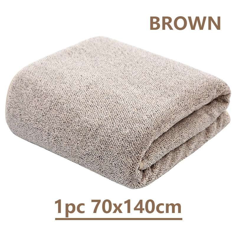 70x140cm Bamboo Charcoal Coral Velvet Bath Towel Adult Soft Absorbent Microfiber Bamboo Fabric Towel Bathroom Bath Towel Sets