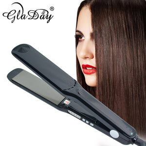 Hair Straightening Irons Fast Heat Up 230 Degree Professional Titanium Heating Plate Hair Straightener Hair Flat Iron