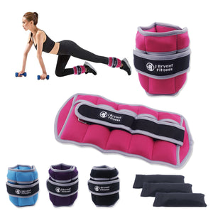 Yoga Training Adjustable Weights Ankle with Sandbag for Women Men Running Workout Filling Sand Steel Plates Fitness Equipment