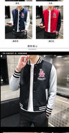 Supzoom New Arrival Letter Rib Sleeve Cotton Embroidery Logo Single Breasted Casual Bomber Baseball Jacket Loose Cardigan Coat