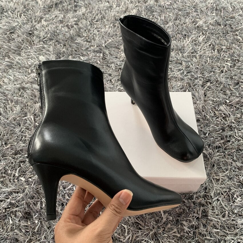 Ankle Boots For Women Winter Shoes Fashion Female Boots 2021 Brand Women Pump Shoes High Quality Elegant High Heels Boots Shoes