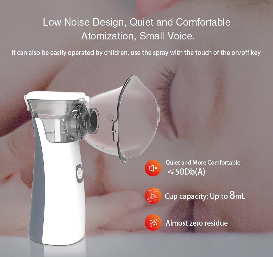 Xiaomi Medical Equipment Nebulizer Handheld Asthma Portatil Inhaler Atomizer Inhalator for Kids Portable Nebulizador ингалятор