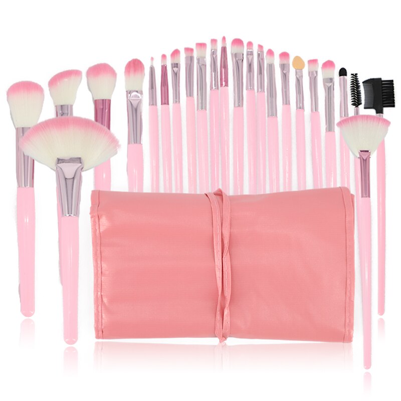 24PCS Professional Make-Up Brushes Set For Eyebrows Foundation Powder Brush Eyeshadow Eyelash Brushes Cosmetics for Face