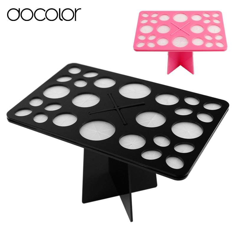 Docolor make-up brush organizer Stand Tree Dry Brush holder Brushes Accessories Comestic Brushes Aside Hang Tools Free Shipping