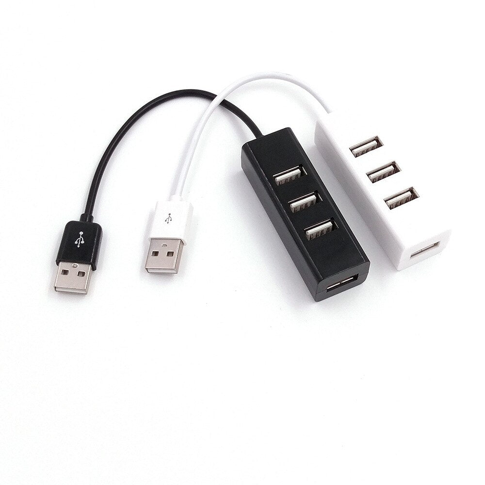 USB 2.0 Mini Hub 4 in 1 Combo Splitter Expansion 4 Port High Speed Hub Multi Adapter for PC Laptop Notebook Computer Accessories