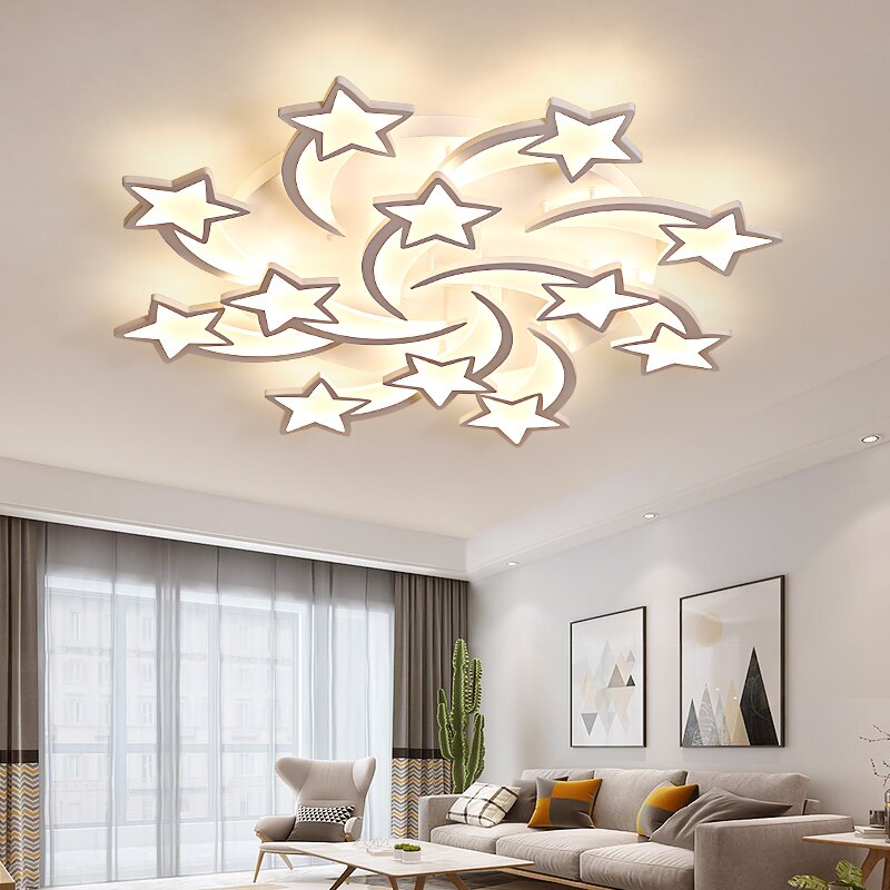 LED Chandelier Indoor Lighting Lustres chandeliers Ceiling With Remote Control Living Room Bedroom kitchen Children's Room Light