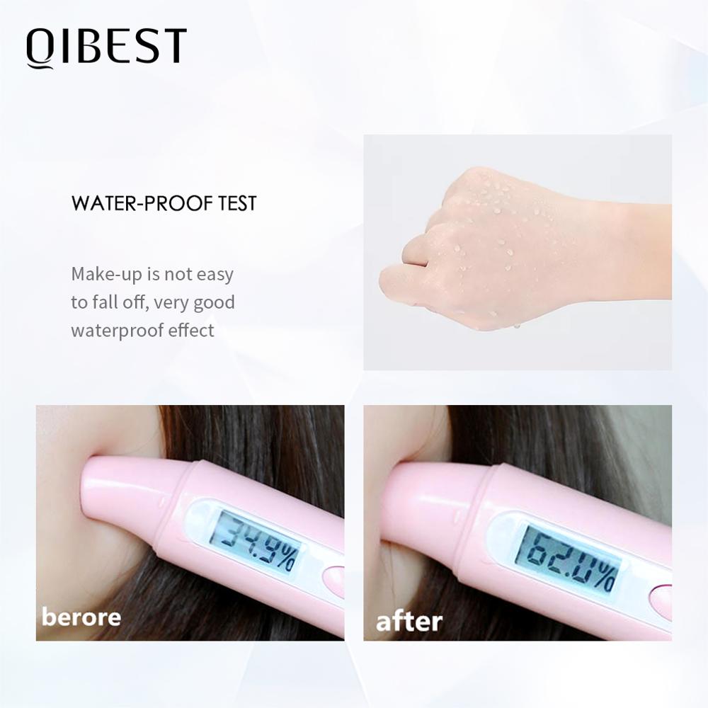 QIBEST Foundation Matte Oil-contol Soft Face Base Waterproof Moisturizer Full Coverage Concealer Makeup Face Liquid Foundation