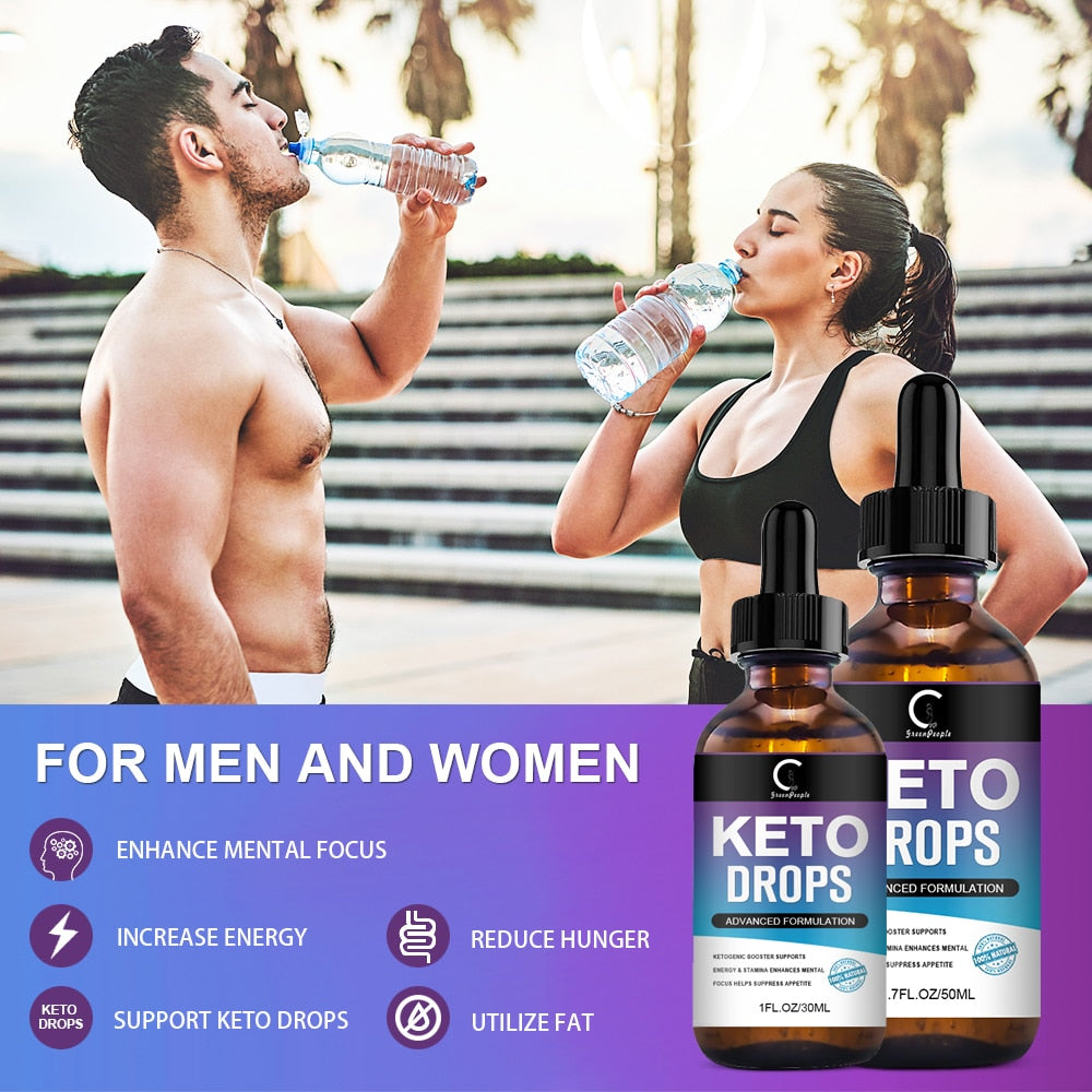 GPGP Greenpeople BHB Keto Drops Slimming Oil Burn Fat Keto Supplements Fat Slimming Machine Beauty & Health Weight Loss Products