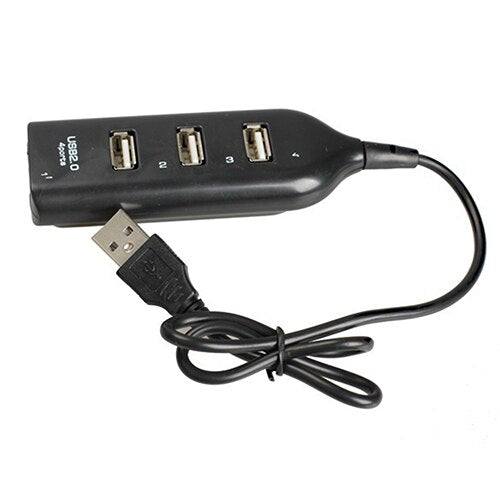 Hub Adapter USB Hub Mini USB 2.0 Hi-Speed 4-Port Splitter For PC Laptop Notebook Receiver Computer Peripherals Accessories