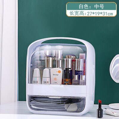 Women bathroom cosmetics storage box waterproof and dustproof bathroom Large makeup organizer skin care jewelry storage drawer